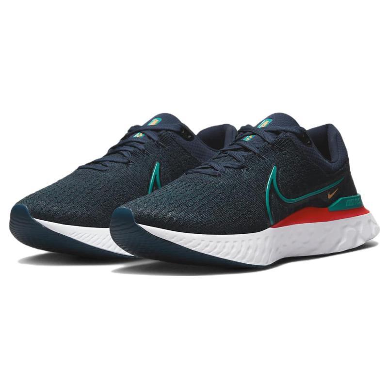 Nike React Infinity Run Flyknit 3 Obsidian Bright Spruce Sneakers DH5392-401