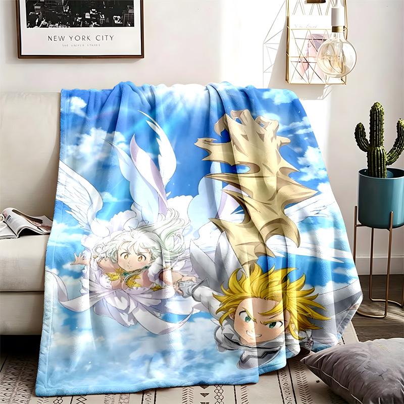 The Seven Deadly Sins Theme Blanket Suitable For The Sofa Camping And Travel Made Of Soft Flannel Material An Ideal Gift For Occasions Such As Birthda