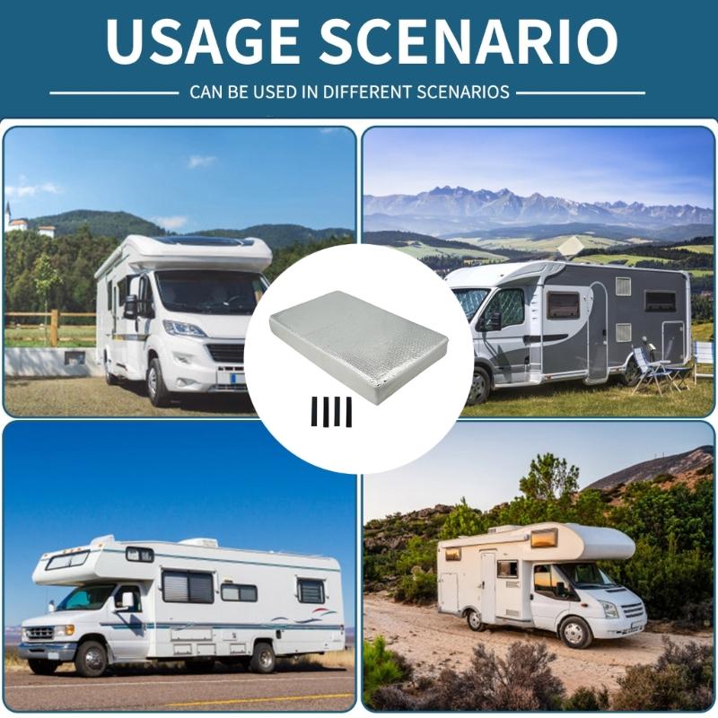 Copertura Ventola Tettoia Camper Robusta Copertura in Foglio di Alluminio Isolamento Termico Per Efficace Protezione Solare e Ventilazione
