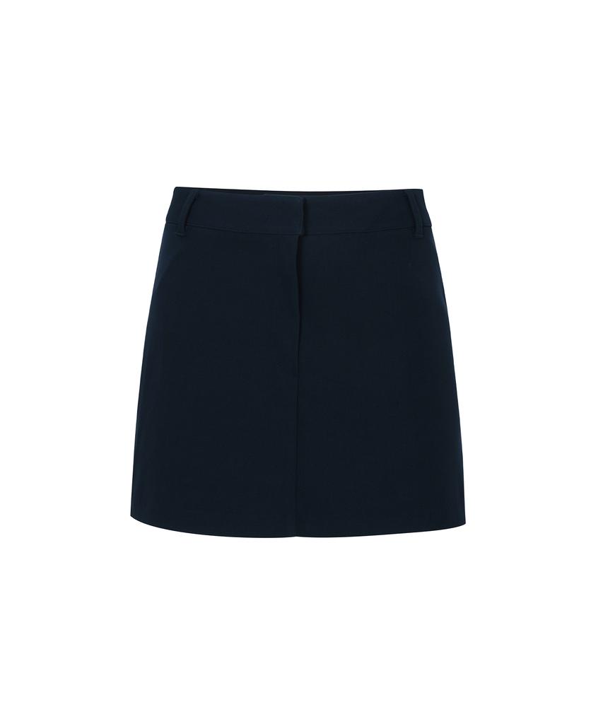 Peulleibu Simple Straight Skirt W/Inner Pants_Navy