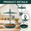 Bird Feeder Metal Bird Feeder Elegant Outdoor Hanging Bird Feeder with S Hook Weatherproof Feeding Tool for Garden Patio Yard