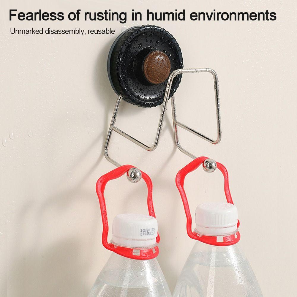 Suction Cup Sponge Holder Stainless Steel Quick Drying Sponge Drain Rack Multi-Functional Wall Mount Kitchen Sink Organizer