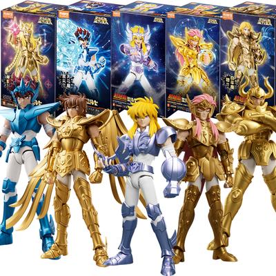 BLOKEES Original Gold Saint Seiya Schütze SCHWANENHALS WASSERMANN CAMUS HYOGA Aiolos Pegasus CHAMPION KLASSE Actionfigur Modell Spielzeug