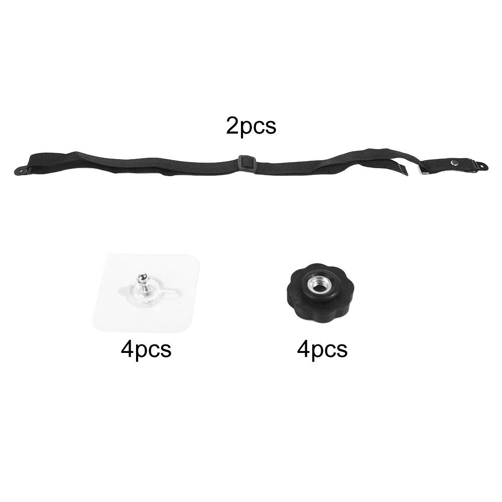 2 stk Slitesterkt Møbelmonteringsstroppesett Tippesikring TV-sele TV-sikkerhetsstroppesett for Barnesikring