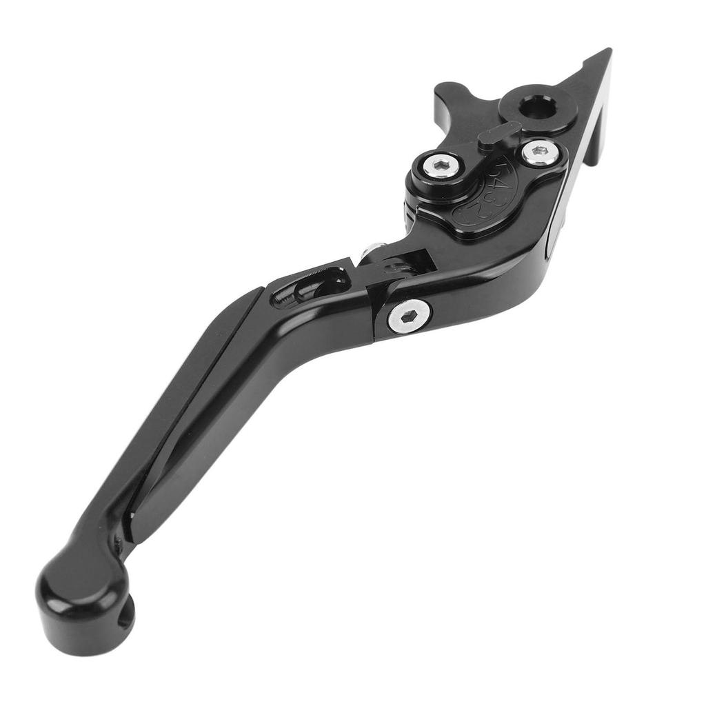 Folding Brake Handle, Anodized Finish T6063 CNC Aluminum Angle Adjustable Folding Brake Lever Rigid Shock Resistant DAX125 ST125 (Black)