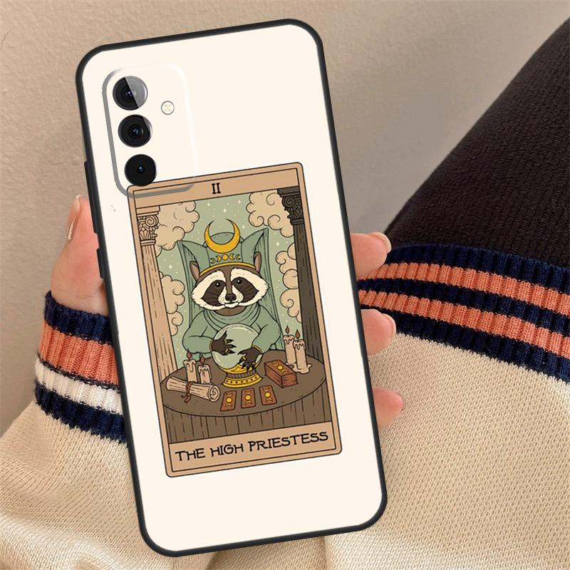 

Raccoon Art Tarot Case For Samsung Galaxy A54 A34 A14 A56 A36 A16 A06 A13 A53 A12 A22 A32 A52 A35 A17 A15 A55 Samsung A33 5G