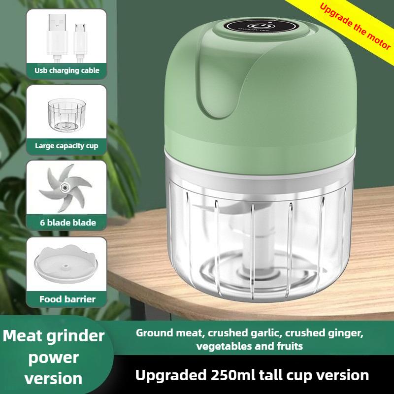 Elektrischer Küchen-Lebensmittelzerkleinerer, Mini-Knoblauchstampfer, Zerkleinerer, tragbarer USB-Fleischwolf, Gemüsezerkleinerer für Küchengeräte