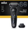 Rasoir Électrique BRAUN Series 5 - Noir - Autonomie 50 Minutes - Charge Rapide 5 Minutes