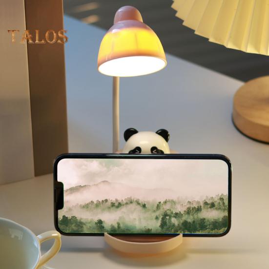 Panda Nachtlicht LED Schreibtisch Nachttisch Leselampe mit Schublade Dimmbar Wiederaufladbar Panda Tischlampe für Kinderzimmer Schlafzimmer