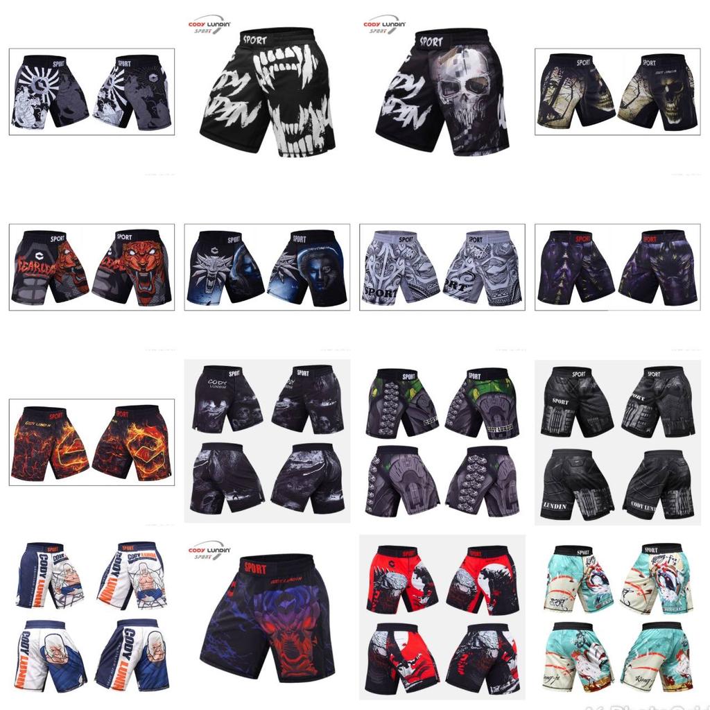 Mens MMA Boxing Kickboxing Fight Shorts Muay Thai Short Pants Jogging Exercise Sport Training Competition Fitness Running Shorts
