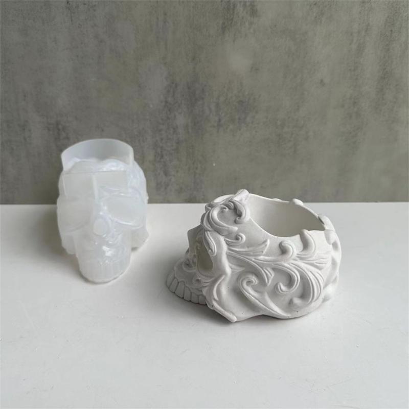 Silicone Casting Molds for DIY Personalized Handmade Soap Candle Molds Halloween for Daily Family Use DIY Casting Epoxy
