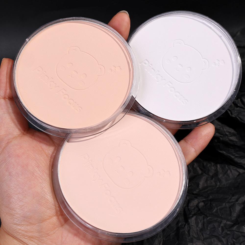 Ölkontrollierendes Make-up-Puder, wasserfest, feuchtigkeitsspendend, langlebig, Presspuder, aufhellender Concealer, natürlicher atmungsaktiver Puder, loses Puder