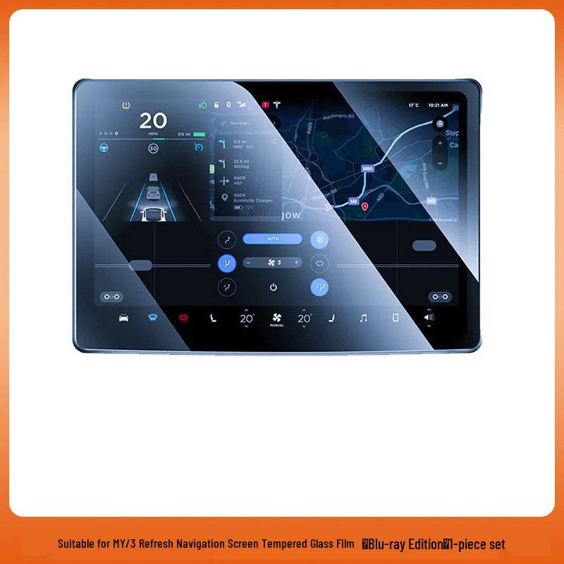 Tesla Model 3/Y Center Console Tempered Glass Screen Protector