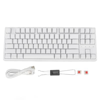 80 Prozent 87 Tasten Mechanische Tastatur Kabellos 2,4G Bluetooth 3.0 5.0 Typ C Kabelgebunden RGB Hintergrundbeleuchtet Gaming