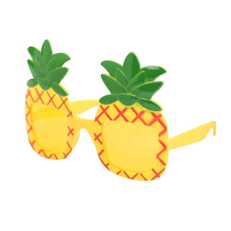 Hawaiian Party Sunglasses Summer Luau Tropical Beach Party Decoration Flamingo Photo Props Kids Birthday Favors Wedding Supplies