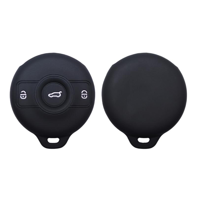 Car Key Cover Silicone Protector Anti Drop Design Ergonomic Shape Quick Installation Multiple Color Option Weatherproof