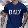 PAPPA 3 T-shirts för Män Blå Pappa T-shirts Pappa till 3 4 5 6 7 Tröjor Make Toppar Kläder Rolig Pappa T-shirt Kortärmad Klädsel