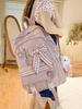 Mochila Bonita para Niñas con Estampado de Lazo y Nylon para la Escuela y Viajes