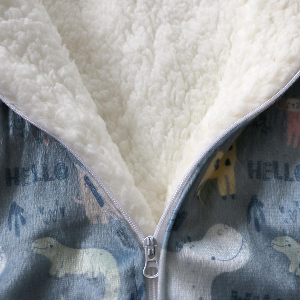 

Норковый спальный мешок для новорожденных Норковый спальный мешок из шерпы с внутренним спальным мешком для новорожденных