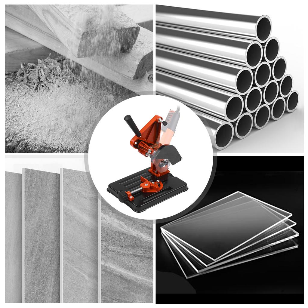 100-125 Multifunctional Angle Grinder Stand Grinder Holder Cutter Support Bracket Cutting Machine Holder for 100Celsius115Celsius125mm Angle Mill Wood