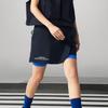 Li Ning CF Buchstaben Mid Waist Rock Bequemer Freizeitrock Damen Röcke Schwarz ASKU150-1