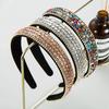 Dámská barevná celovrtací protiskluzová obruč na hlavu Simple Face Wash HairBand Příslušenství