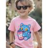 Boys' K-Pop Inspired Soda Pop Graphic T-Shirt Soft Breathable Comfortable Fabric Round Neck Short Sleeve T-Shirt Summer Tops