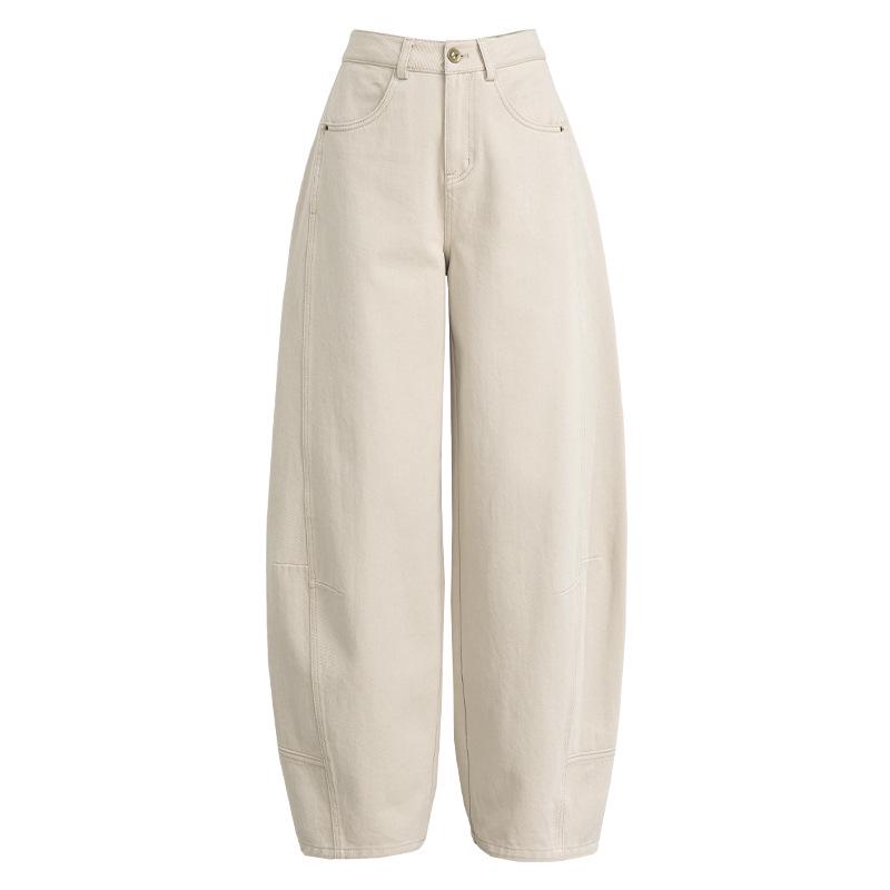 Xin Ge Women s Army Green Retro Wide-Leg Pants - Spring 2026 High-Waisted Loose Slimming Floor-Length Versatile Design 27 хаки