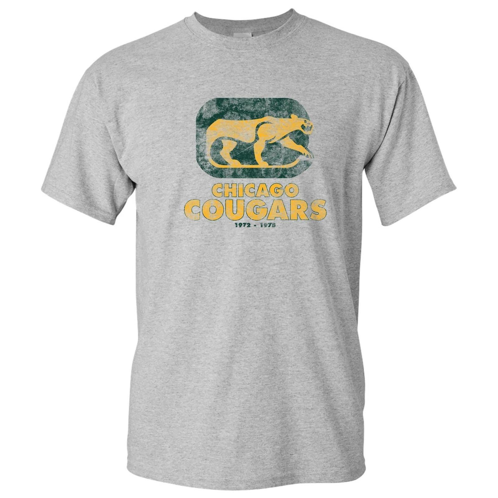 

WHA Chicago Cougars UGP Classics Basic Cotton T-Shirt - Sport Grey S