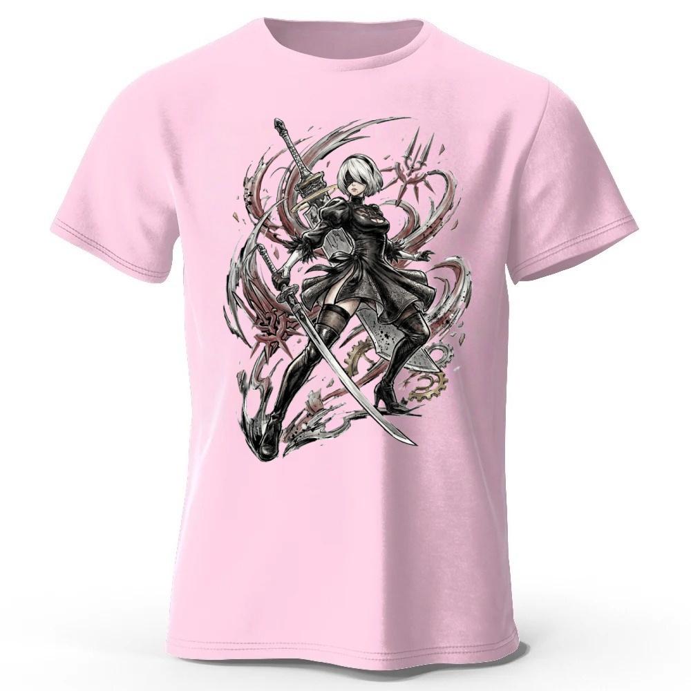 2026 New Neil Mechanical Era 2B Pure Cotton Short Sleeved Mens Summer Fashion Casual Loose Comfortable Plus Size Tshirt Top