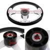 Aluminum Alloy Marine Yacht Boat Steering Wheel 3 Spoke 340mm with Hub