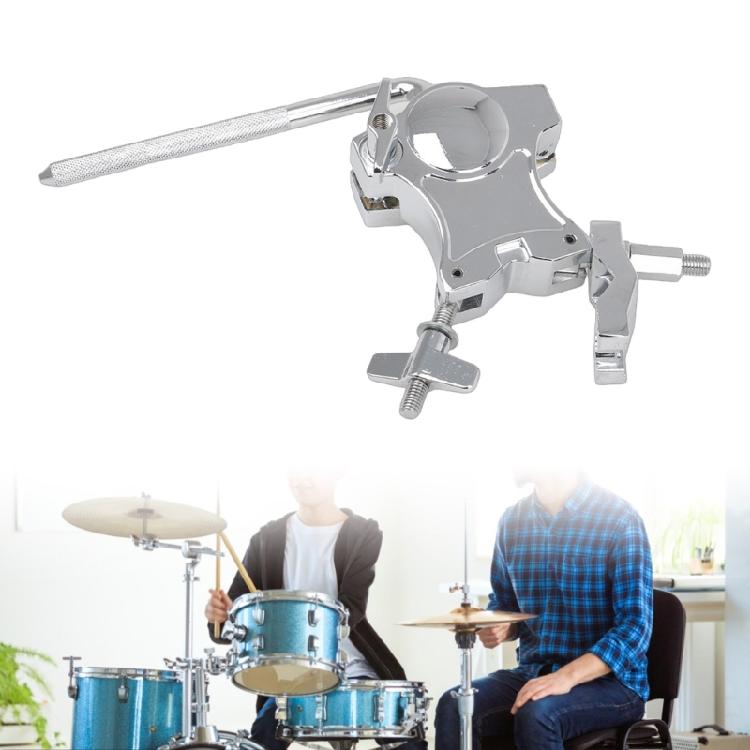 Metal Cowbell Holder Expansion Clip Drum Stand Connecting Bracket Clamps
