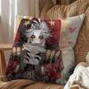 purple Jester Pierrot Freak Circus Pillow Case Office Cushions Suitable For Sofa Car Bedroom Decorative Cushion Cover