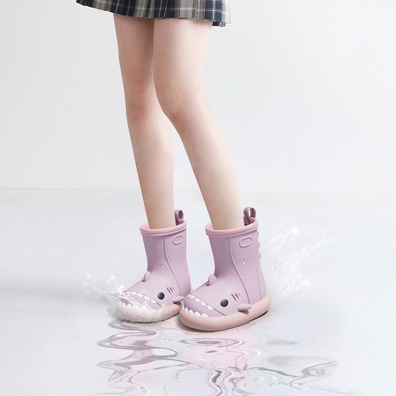 Ženské letní módní protiskluzové roztomilé gumové krátké holínky