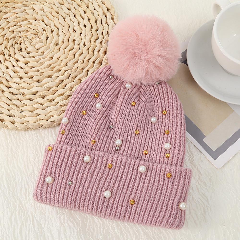 Knitted Hat For Women With Thick Warmth And Windproof Function For Winter Outdoor Use