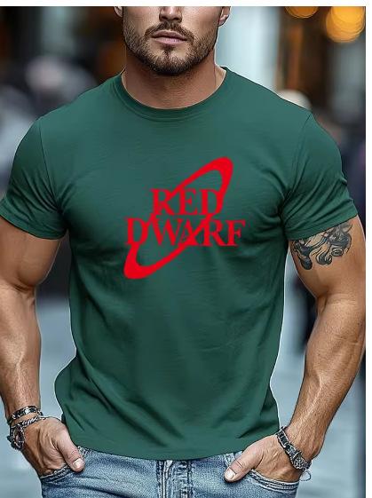 Cooling T-Shirt 1 Red Dwarf Graphic Summer Soft Comfortable Round Neck Casual Breathable T-Shirt Daily Wear
