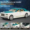 1/32 Maßstab Simulations-Rolls-Royce Phantom Modellauto Modell Ornamente Luxusauto Limousine Kinderspielzeugauto Jungen Sammlung mit Box