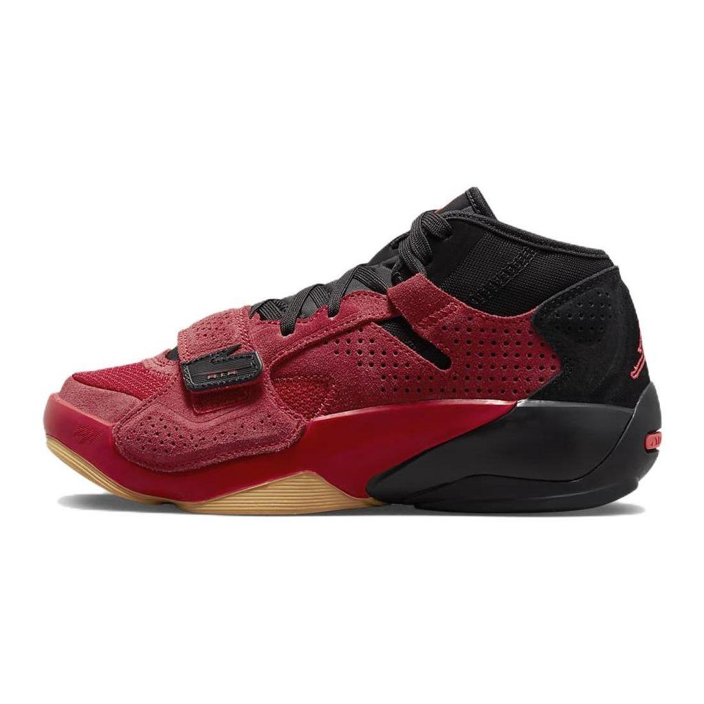 Air Jordan Zion 2 GS Red Black Gum Youth Cushioned Basketball Athletic Shoes DV2463-600