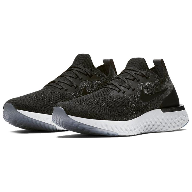 Nike Epic React Flyknit Black Dark Grey Women's Sneakers AQ0070-001