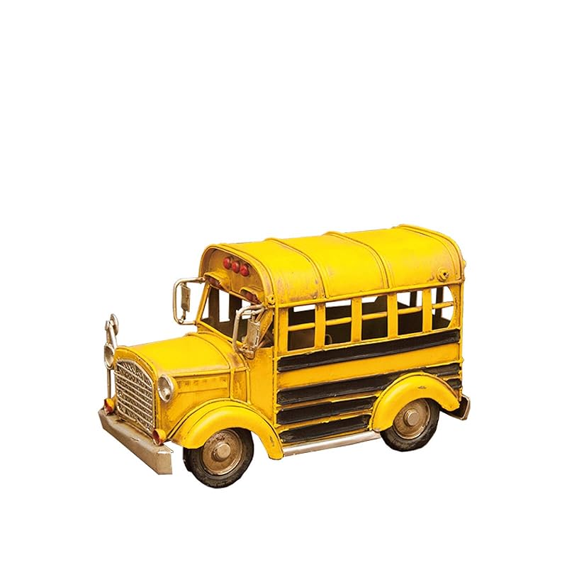 

CANDYLAND school bus yellow Setagaya base tin U.S. Miniature car American miscellaneous goods vintage style classic