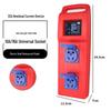 Compact Industrial Power Strip with RCD and Display for Construction Sites