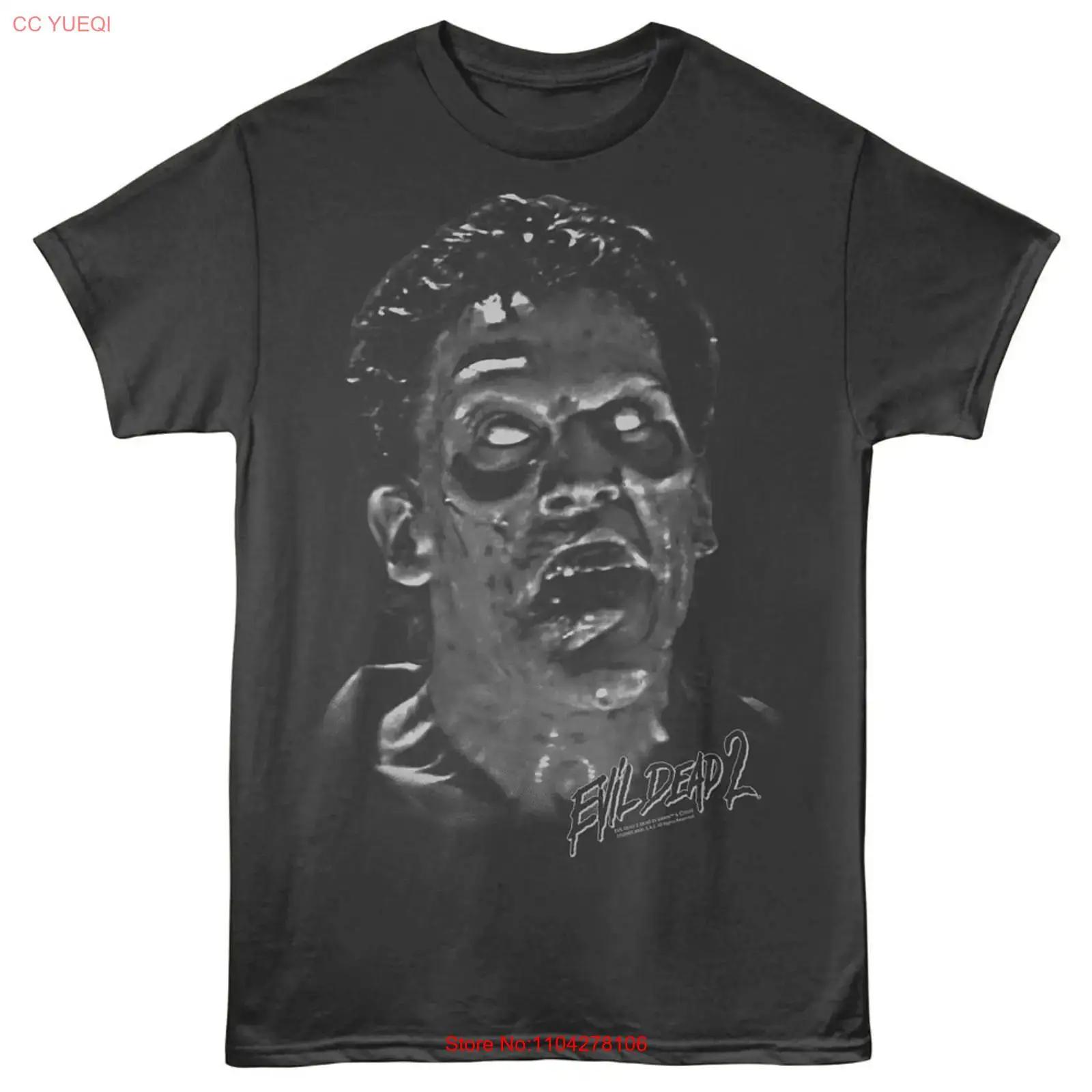 The Evil Dead 2 Movie Ash Williams Deadite Men s T Shirt vintage Washed Comfortable Stretched Unisex Top For Everyday Wear S разноцветный