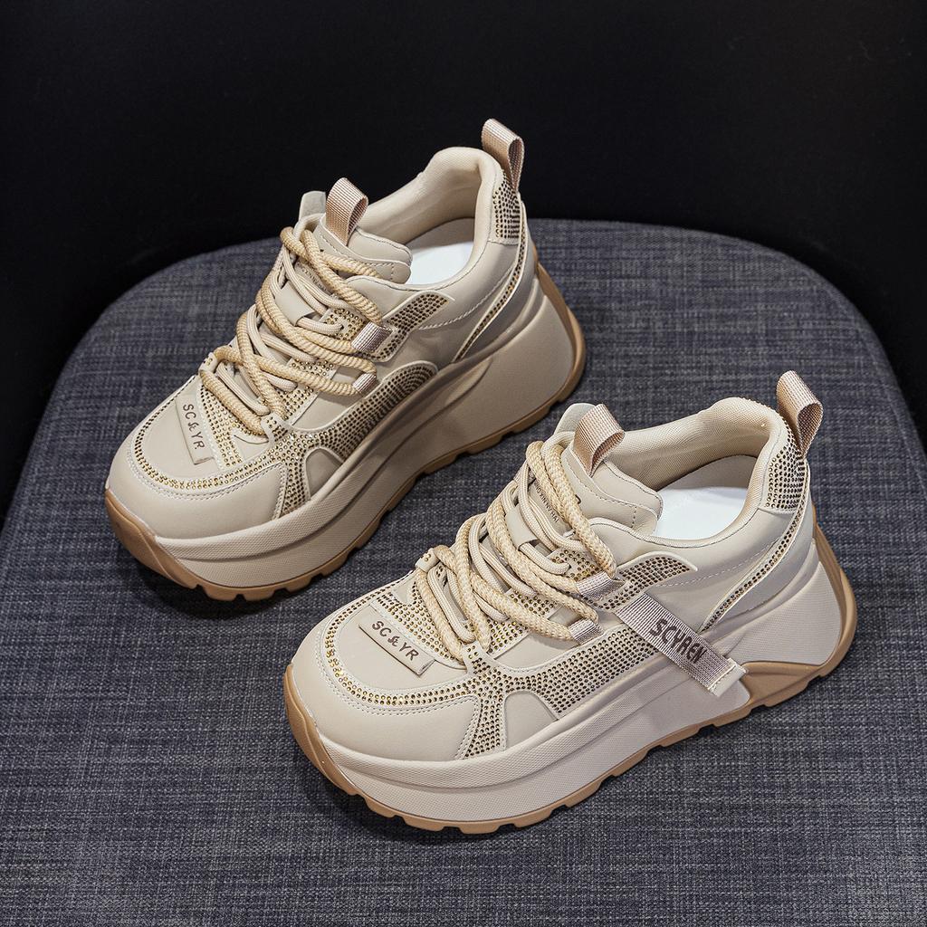 Thick Soled Forrest Gump Shoes for Women In Autumn 2025 Popular Among Internet Celebrities  Casual and Fashionable Dad Shoes