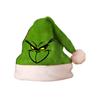 Festive Red Santa Hat with Unique Angry Face Design Perfect for Christmas Parties and Holiday Events