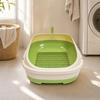 Cat Toilet Low-Maintenance Large Synthetic Litter Box with Sifting Tray