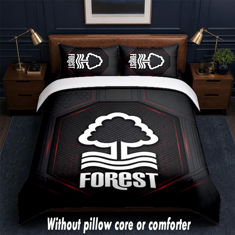 Nottingham Forest Design Bed Bedding Set