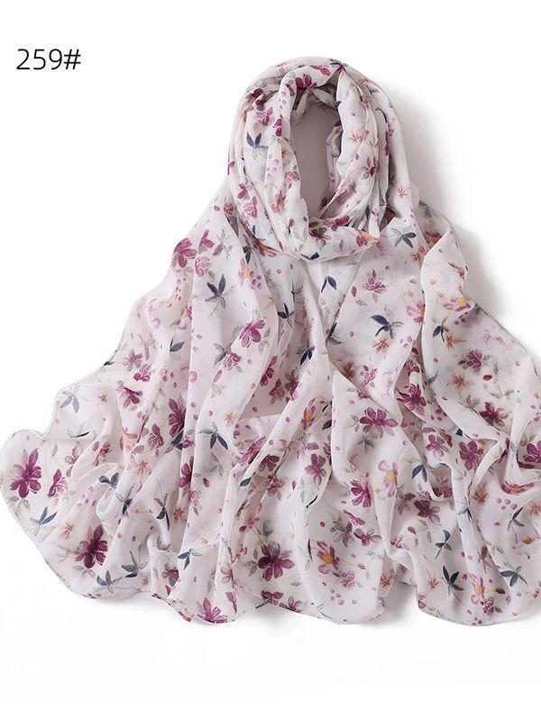 

Летний богемный шифоновый хиджаб с леопардовым акварельным принтом, исламский шарф, ультралегкий, дышащий, женский мусульманский хиджаб, пляжная поездка