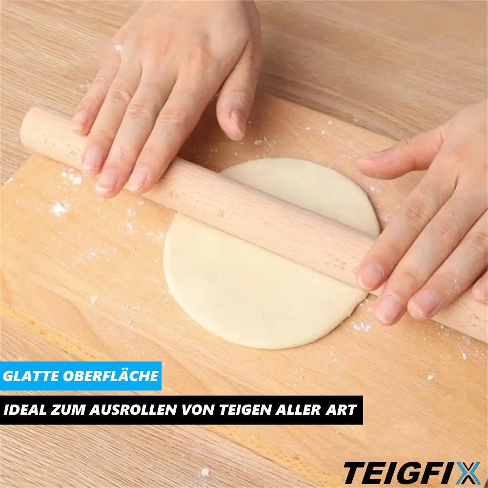 TEIGFIX Rolling Pin Dough Roller Baking Roller French Pasta Dough Roller Wood