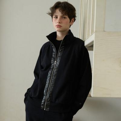 Lipbbam Cotton Double Soft Satin Tape Fleece Zip Up Ljw011