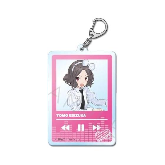TV Anime  Girls Band Cry  [Tomoshibi Ebizuka] Acrylic Keychain (Approximate. 7cm square, transparent acrylic)